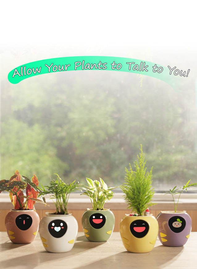 Plantsrobot plantbot smart pet planter pot allow your plants talk to you mobile
