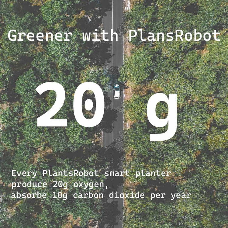 Smart planter robot sustainable-plants robot