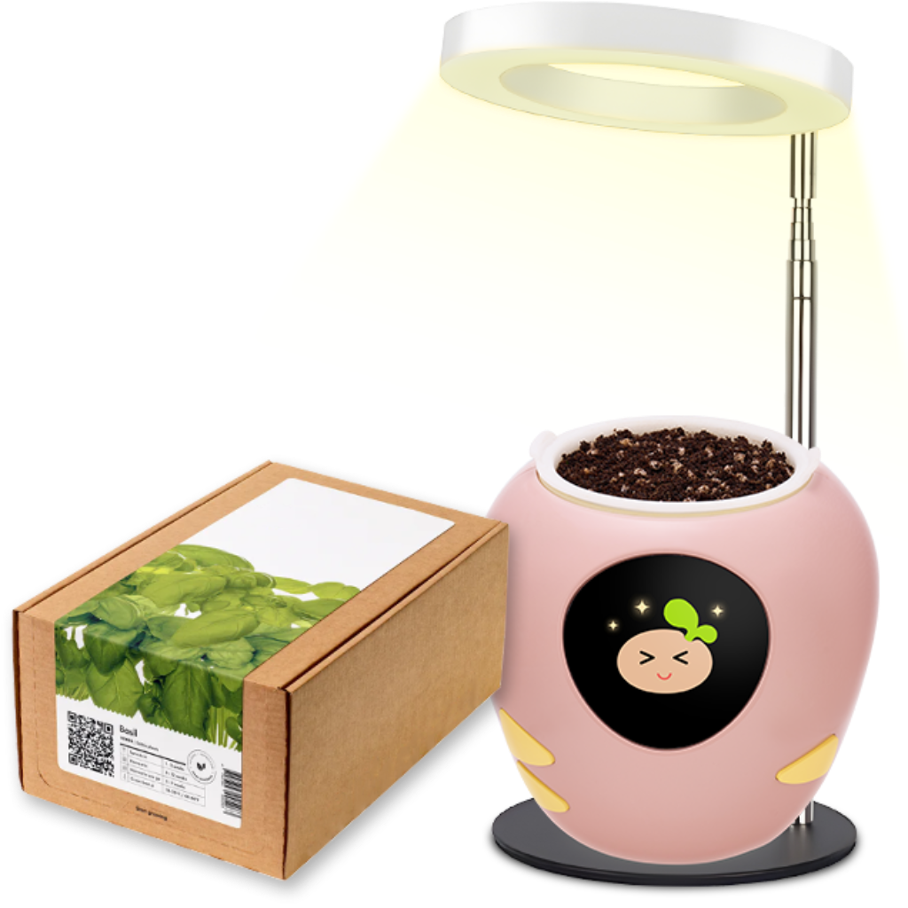 Plantbot smart pet planter pot add-on grow light&seed pack